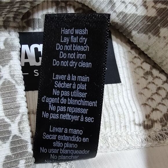 REVOLVE Beach Riot Ayla Taupe Snake Print High Wait Legging US XS - Picture 14 of 14